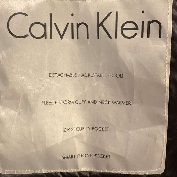 SALE Calvin Klein Winter Jacket size medium removable hood - Picture 7 of 16